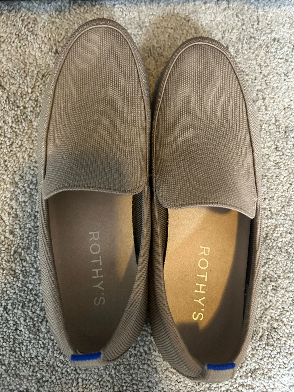 Like New Rothy's Men's Ravello Loafer in Faded Brown